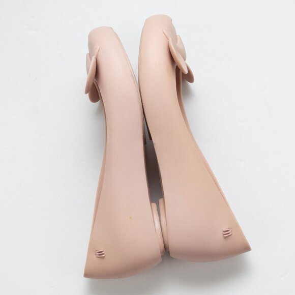 Melissa Mini Ultragirl Minnie Flats Slip On Shoes Blush Pink Size 8 - Picture 3 of 10